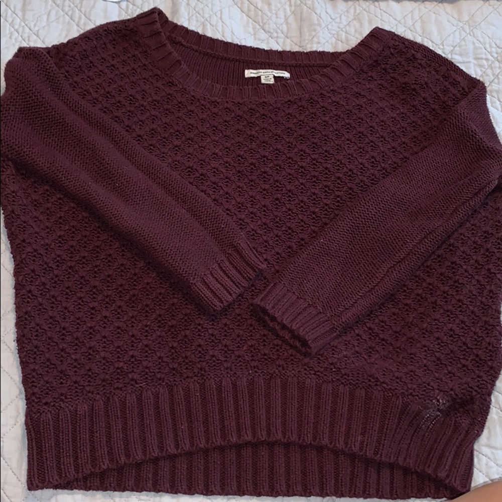 super cute burgundy sweater